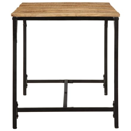 vidaXL - Eettafel - 140x70x75 - cm - massief - hout - ruw - mangohout