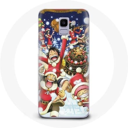 Coque pour Samsung Galaxy A6 2018 One Piece Christmas Day Anime Manga