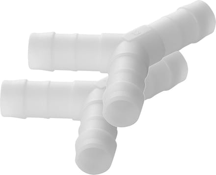 ProPlus Slangtule Y-stuk - Polypropyleen - Ø 12 mm - 2 stuks - Temperatuurbestendig tot 90°C