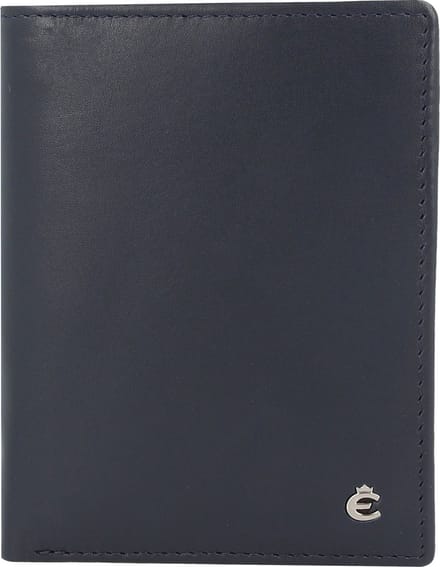 Esquire Harry portemonnee leer 9,3 cm - Jongens - Staand formaat - blau