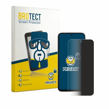 BROTECT - privacy screenprotector voor Oppo A6t Pro 4G - Folie Beschermfolie Blauwlichtfilter