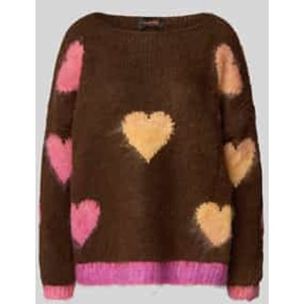 Oversized gebreide trui van wol-alpaca-mix