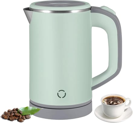 Compacte Reiswaterkoker - 0,8L, 600W, Stijlvol Groen