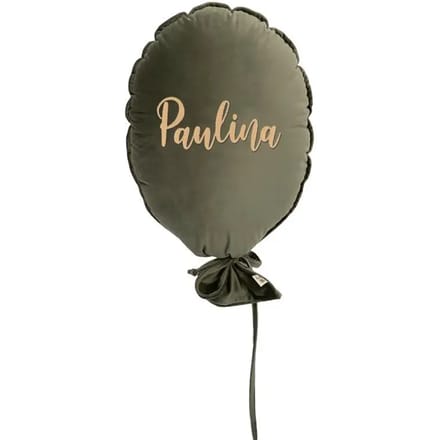 Persoonlijk kussen ballon deluxe bosgroen Malomi Kids