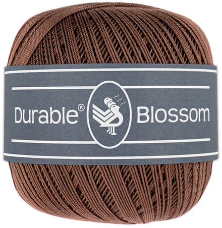 Durable Blossom - 385 Coffee - Verfijnd Gemerceriseerd Katoen Garen