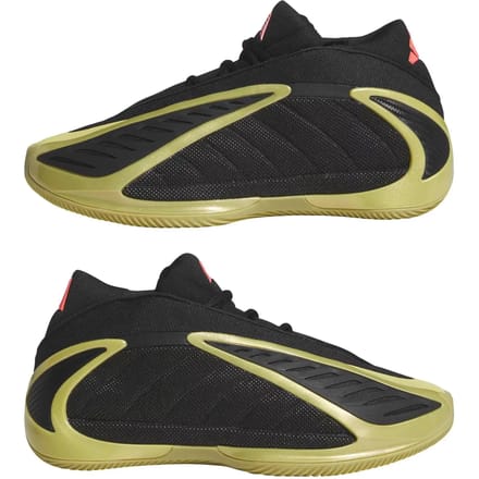 Adidas Anthony Edwards Sneakers Heren - Zwart - Maat 46 - Mesh/Synthetisch