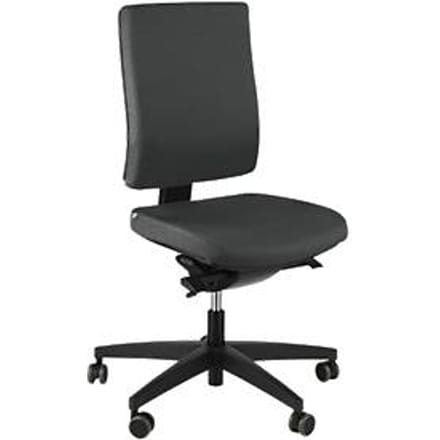 Original Steifensand bureaustoel CETO CT1340, synchroonmechanisme, zonder armleuningen, grijs