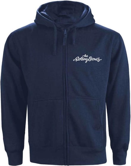The Rolling Stones - Classic Tongue Vest met capuchon - L - Blauw