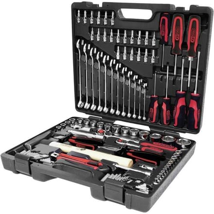 KS Tools CHROMEplus gereedschapsset met doppen en bits 97-dlg 918.0797