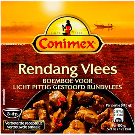 Boemboe rendang vlees