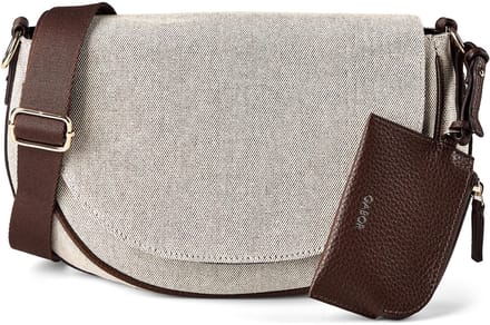 Gabor schoudertas Sibylla Saddle Bag Mixed Brown beige
