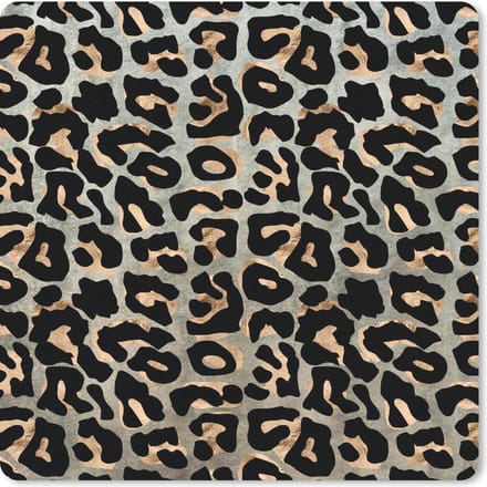 Muismat 20x20 cm - Mousepad Dierenprint - Panter - Luxe - Muismatten