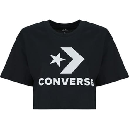 Converse  T-shirt Korte Mouw STAR CHEVRON SPORTY CROP TEE