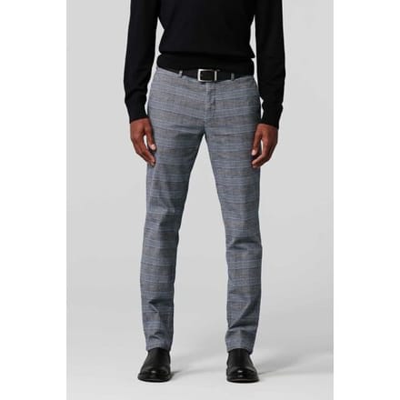 Meyer Broek Bonn Contrasting Glen Check Organic Cotton Blauw / male