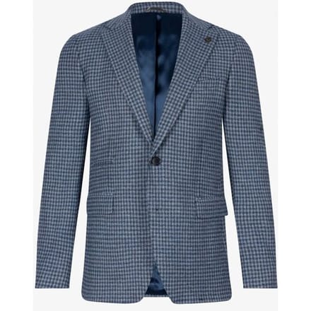 Cavallaro Napoli Colbert Silvano Jacket Blauw-Wit / male