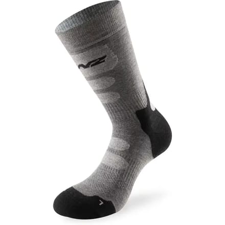 Lenz Wandelsokken Trekking 8.0 Merinowol Antraciet/zilver Maat 35-38