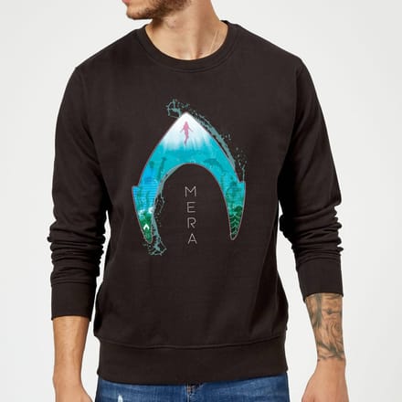 Aquaman Mera Logo trui - Zwart - L