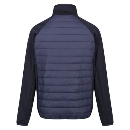 Regatta Heren Clumber IV Hybride Jas (Marine/gevaarlijk rood)