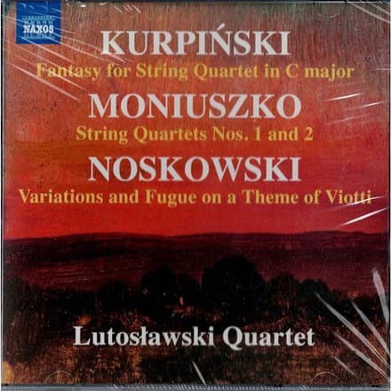 Lutoslawski Quartet - Kurpinnski - Moniuszko - Noskowski (CD)