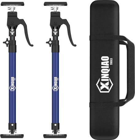 Steunpaal Set - Hulpmiddel - Kasten Plaatsen - 70KG Capaciteit - 60-115 CM - Zilver