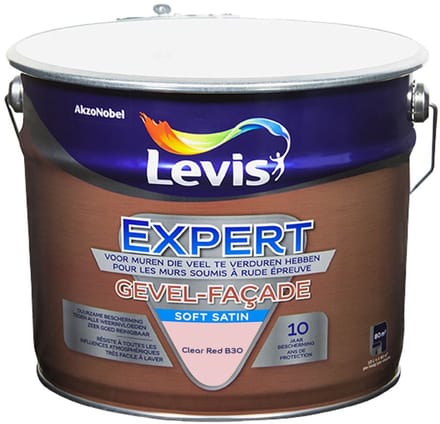 Levis - Expert Gevel Mix - Clear Red B30 - Mengverf - 10 L
