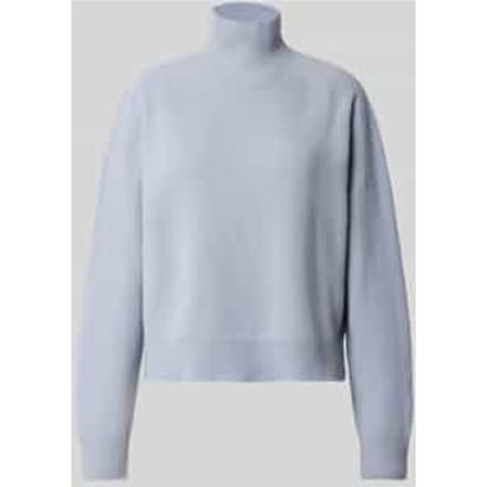 Gebreide pullover met opstaande kraag