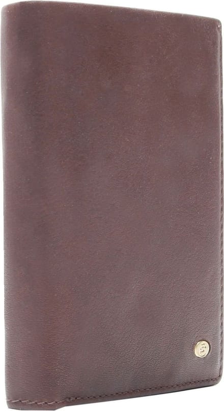 Esquire Leren Portemonnee Chicago Portrait Wallet Brown Donkerbruin