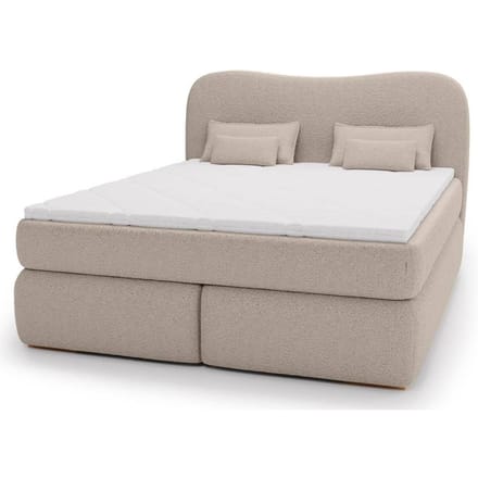 Lavelle boxspring bouclé 180 x 200 cm | NADUVI Collection