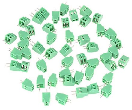 PCB Connector Schroefklemmenblok 2 Pin voor Aansluitblok 2,54 mm Stekkers