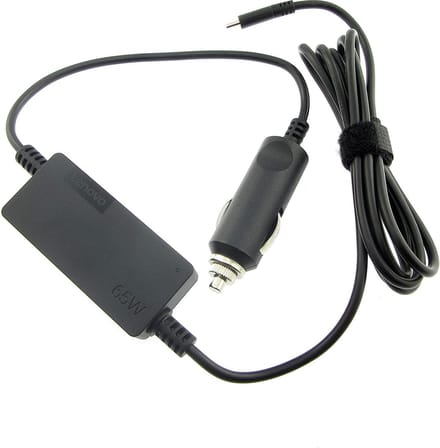 Lenovo 65W USB-C DC Travel Adapter - Auto-Netzteil Reislader 65 W 5 V, 9 V, 15 V, 20 V 3.25 A