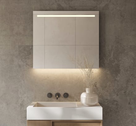 Schaere - Badkamerspiegel - LED Verlichting - Spiegel Verwarming - Sensor - Dimfunctie - 60x70 cm
