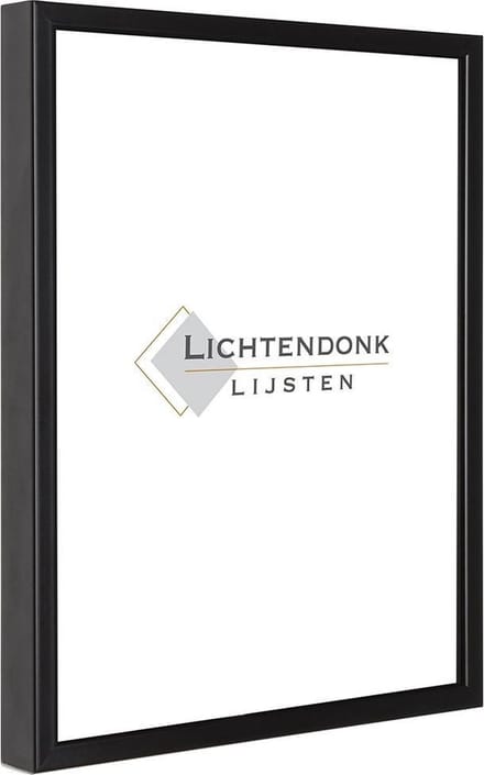 Aluminium Wissellijst 60 x 80 Zwart - Ontspiegeld Acrylite - Salerno