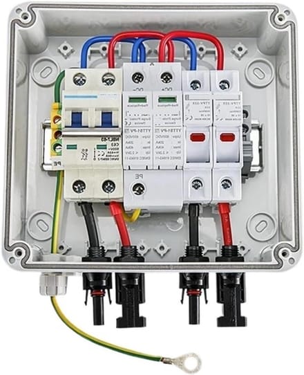 Zonne Combiner Doos - PV Verdeeldoos - Zonne-energie Systemen - Geïntegreerde Beveiliging - IP65 - Wit