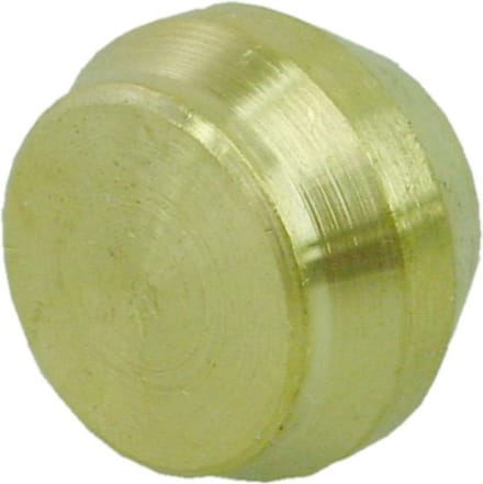 P-169 messing knel afsluitplaatjes 22mm