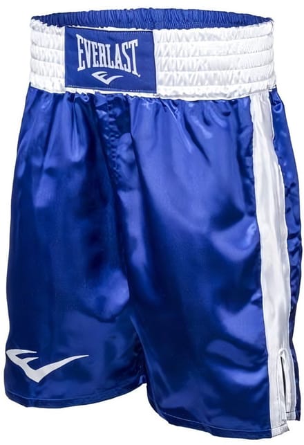 Everlast Boxing Trunks 23 In , BlU/WH M