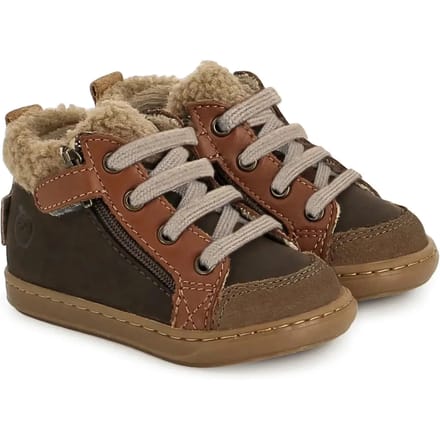 Velours-nubuck sneakers voor baby's Shoo Pom Bouba ZIP Wool