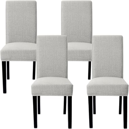 Unyqoos ® Elegant Stretchbare Stoelhoezen Set van 4 voor Diverse Interieurs, Wasbaar en Afneembaar