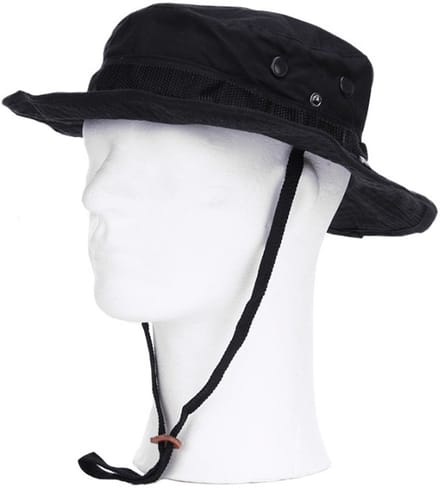 101 INC - Bush hat with memory wire (kleur: Zwart / maat: M)