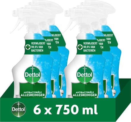 Dettol Trigger Cotton 750ml - 6 Stuks - Voordeelverpakking