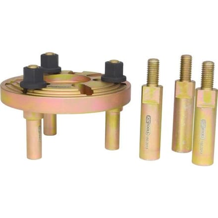KS Tools 150.3310 Set riemschijven met tegenhoudsleutel voor Mercedes, 7-delig