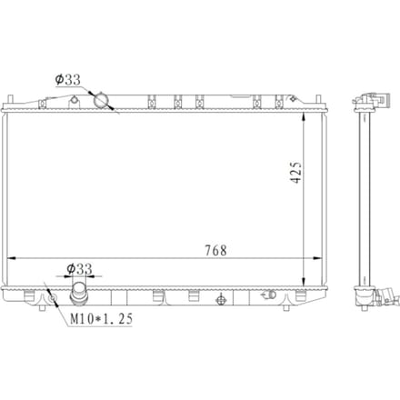 Radiator NRF 59225