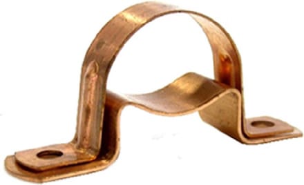 De Beer roodkoperen zadel 15mm dubbel