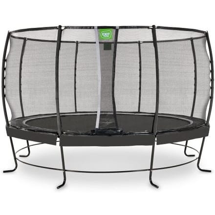 EXIT Lotus Premium Trampoline ø427cm - Op Poten - Rond - Trampoline Buiten - Voor Kinderen - Zwart