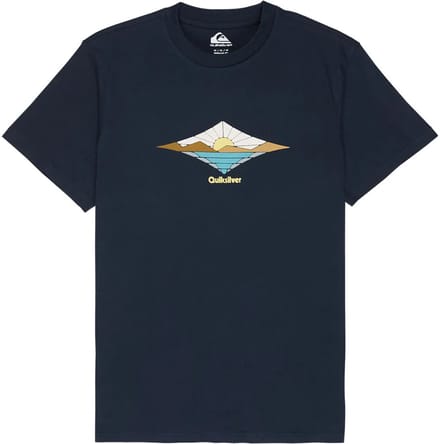 Quiksilver Dawn T-shirt Met Korte Mouwen Blauw M Man