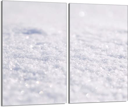 TMK ArtDeko Serie - Glazen Beschermplaat - Wit - 2x30x52cm