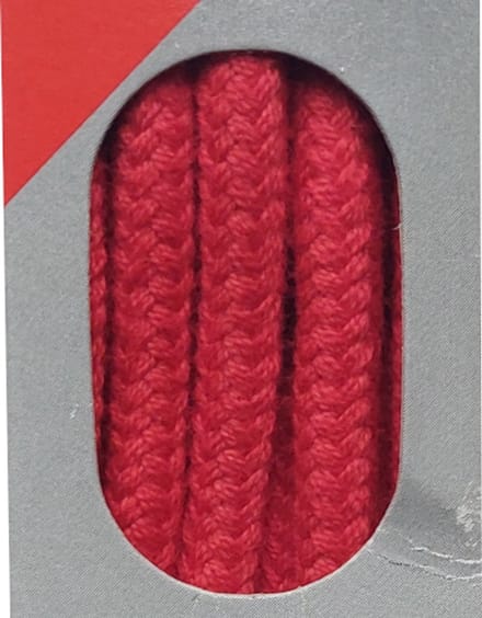 Bob Veter - Rood - Extra Dik Rond - Lengte 90 cm - Dikte 5 mm - Schoenveter