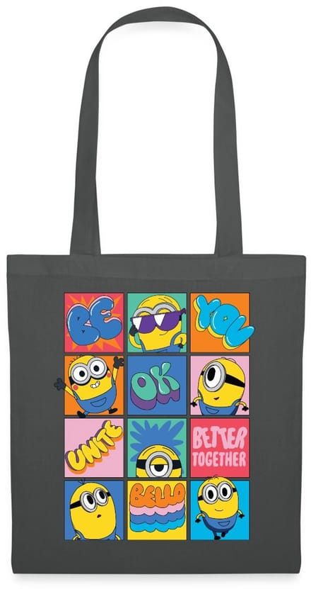 Minions Be You Positief En Lief Ontwerp Tas Van Stof Schoudertas