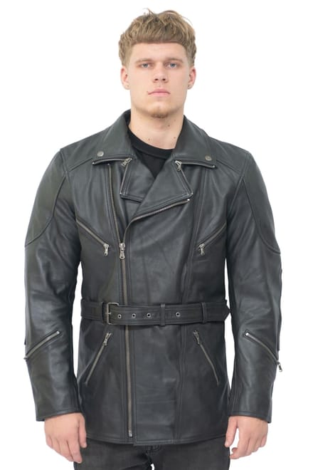 CE Armor Bikerjack met kruisrits voor heren - Boedapest