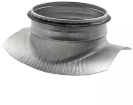 Zadelstuk Ø 250mm - 250mm (90°) - Gegalvaniseerd
