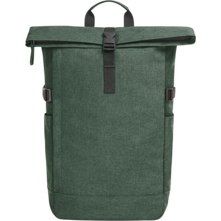 Halfar Cirkel rugzak van gerecycled polyester (Groene Melange)